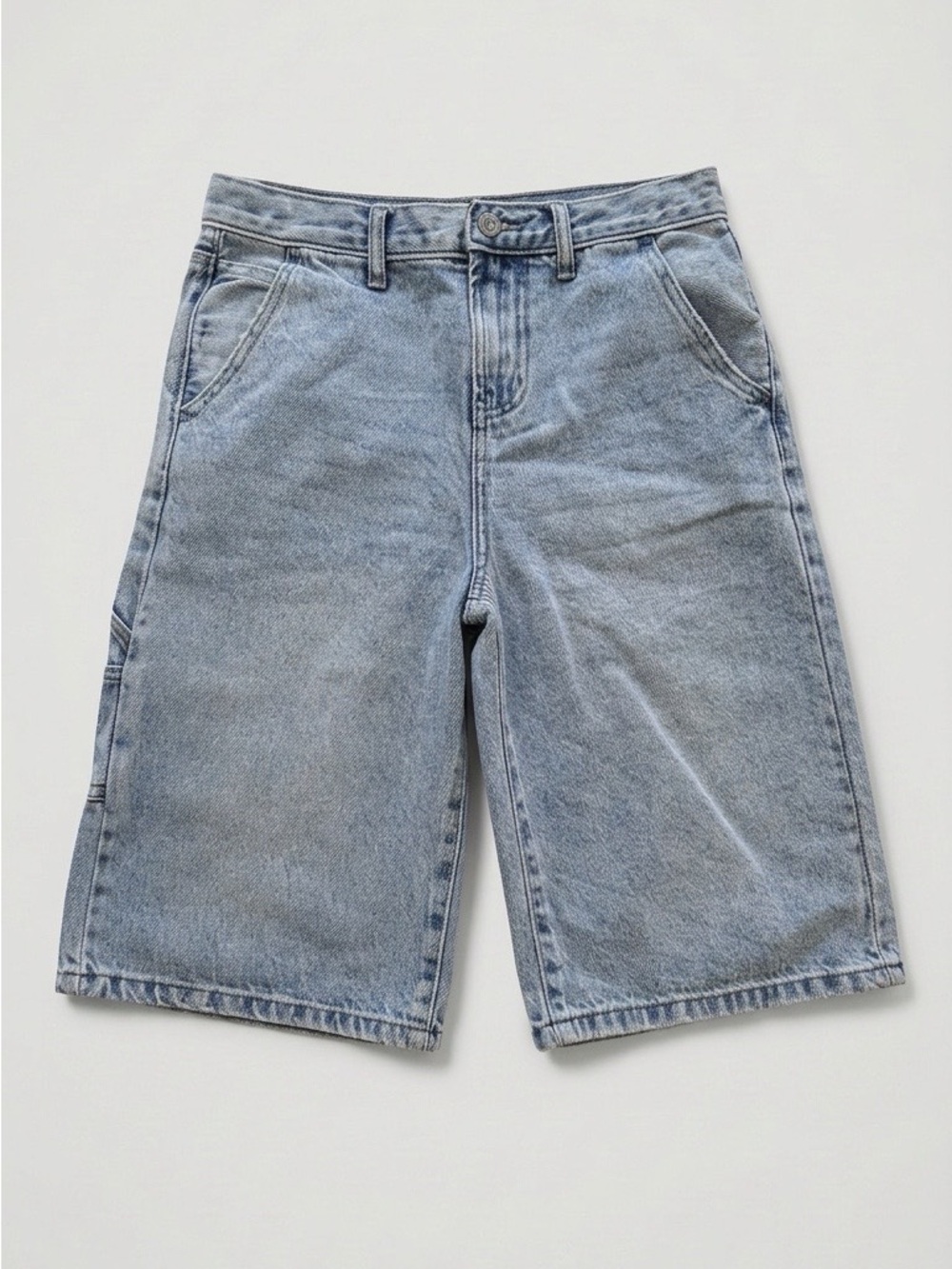 RSQ Light Blue Denim Carpenter Shorts
